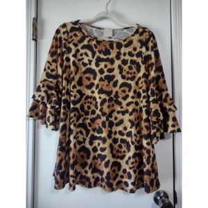 Zadie B Leopard Belle Top
